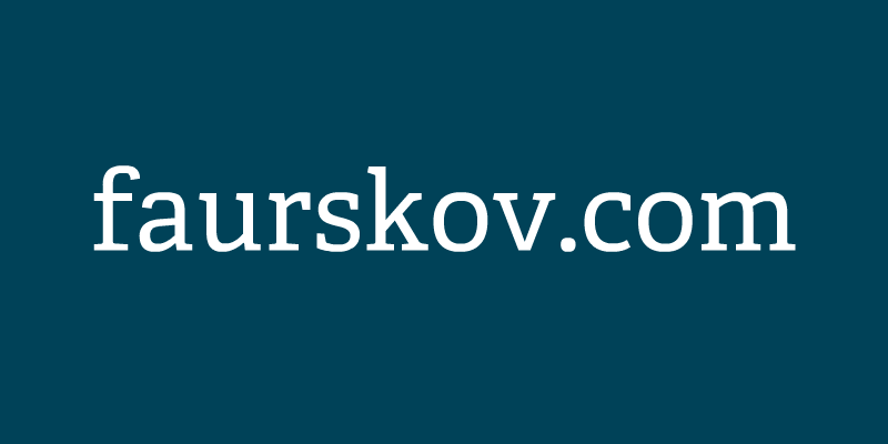 Faurskov.com udvikler e-læring, læringsspil og interaktive elementer til hjemmesider. 